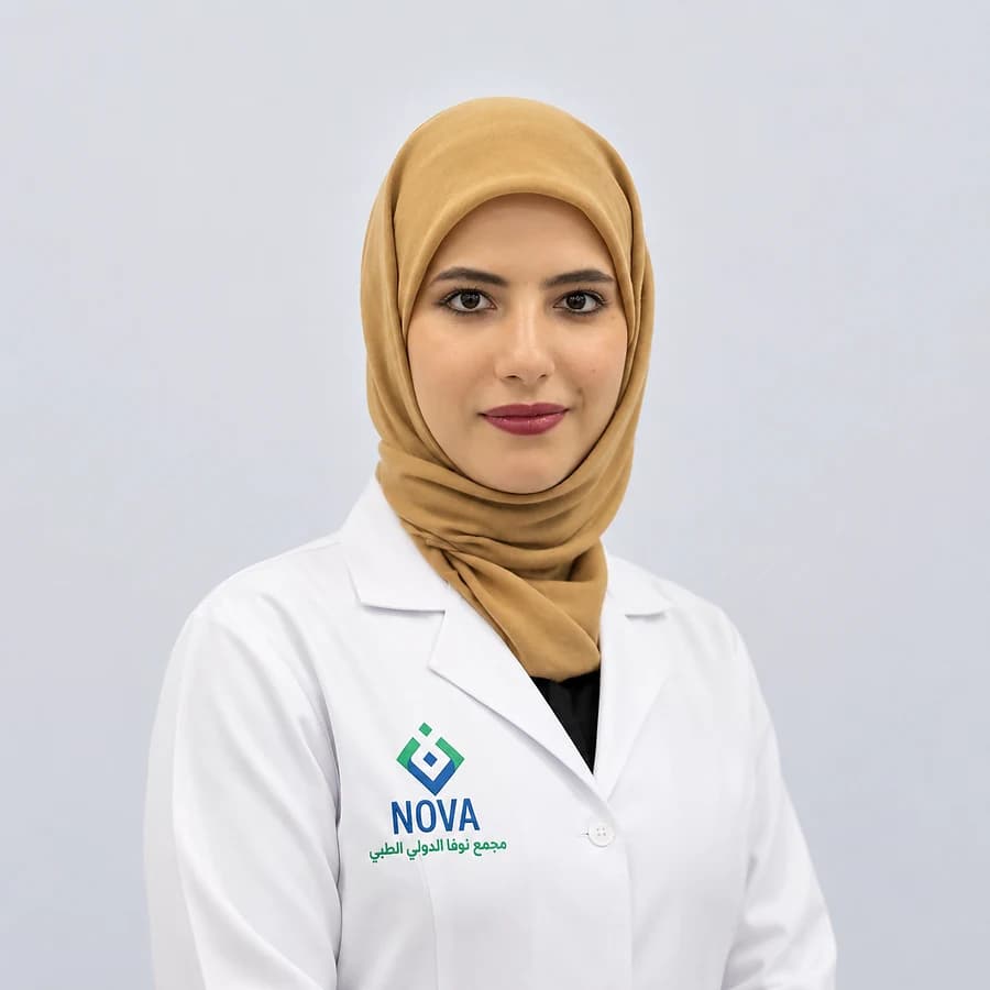 د. نورهان السيد، أخصائية علاج طبيعي وحجامة طبية في مجمع نوفا الدولي الطبي
