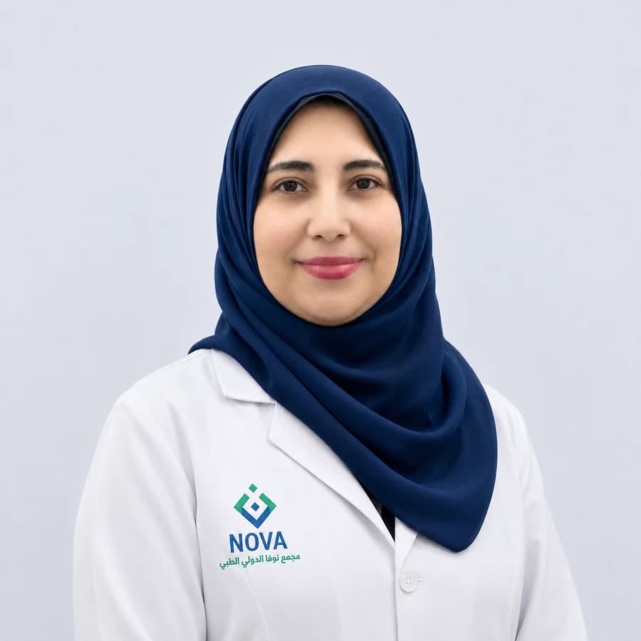 د. رانيا محمود، طبيبة عامة في مجمع نوفا الدولي الطبي